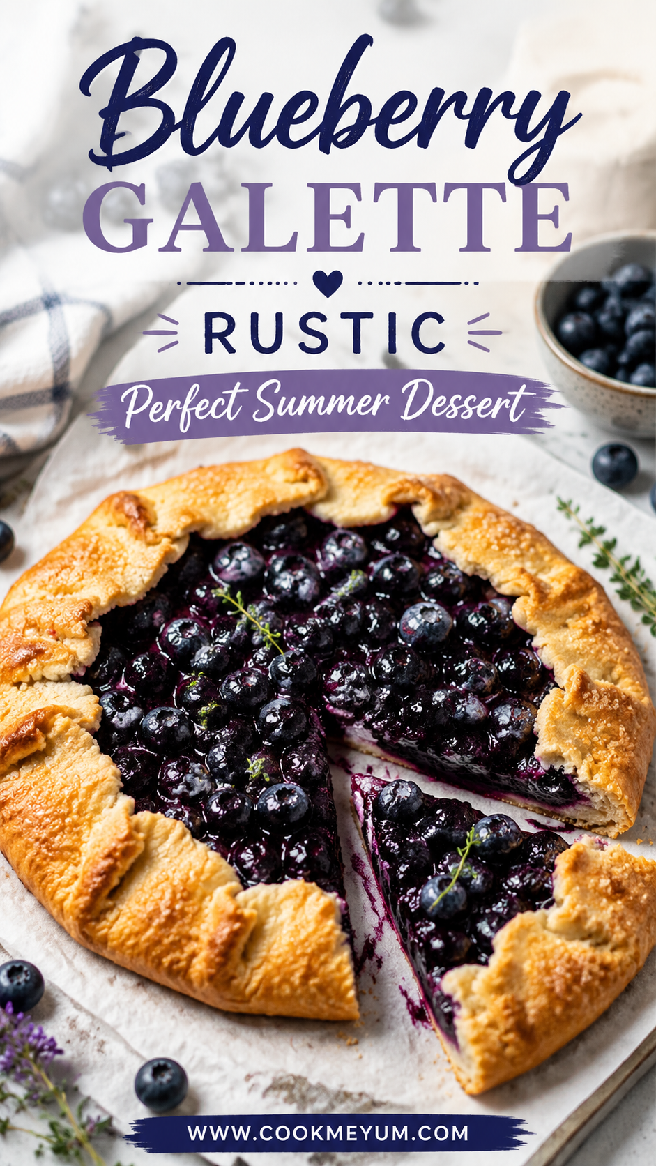 Blueberry Galette Rustic – Perfect Summer Dessert