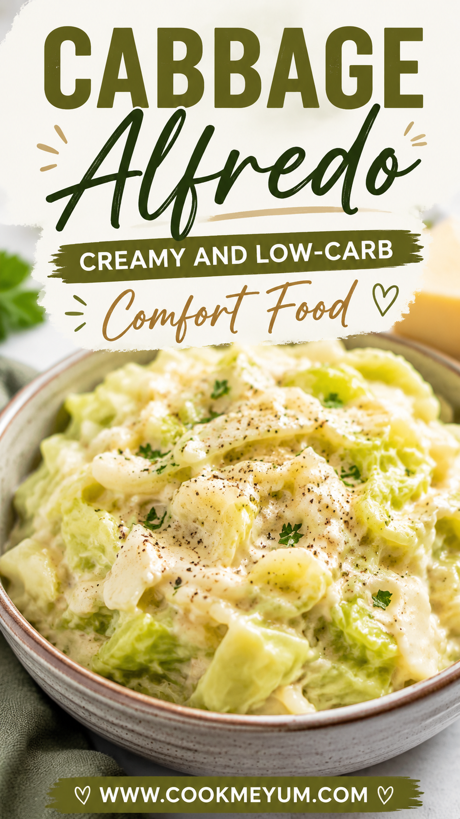 Cabbage Alfredo – Creamy and Low-Carb Comfort Food