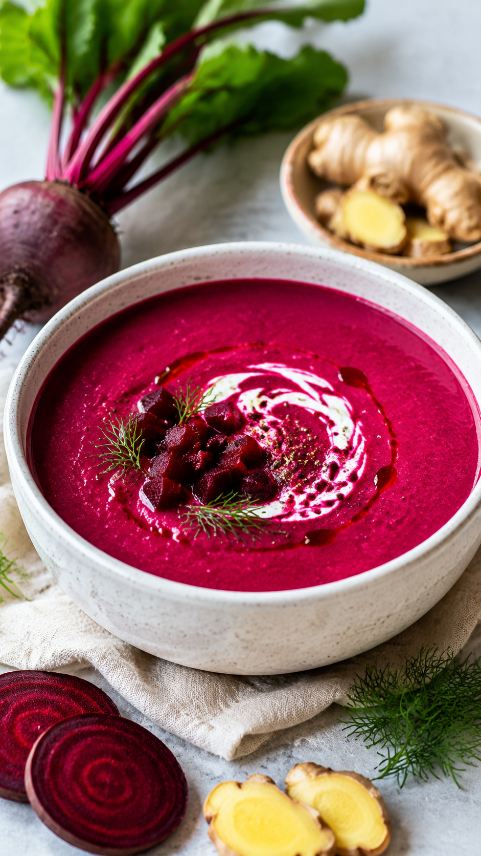Chilled Beet and Ginger Soup – Refreshing and Healthy