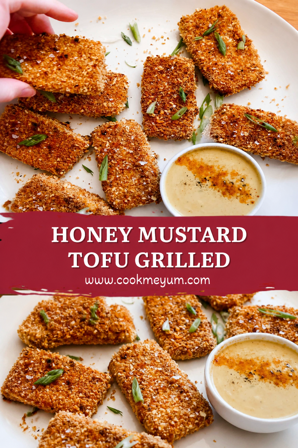 Honey Mustard Tofu Grilled