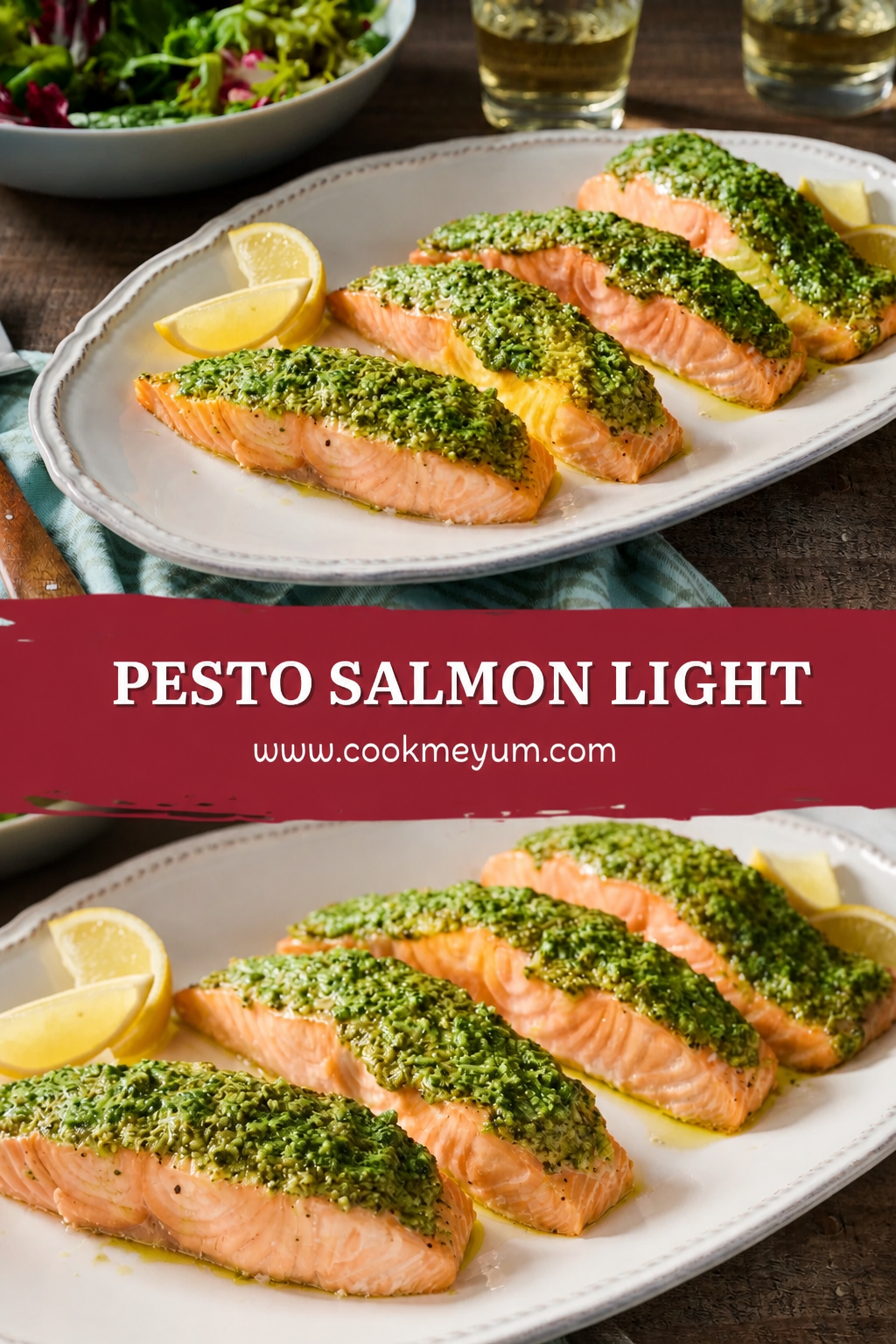 Pesto Salmon Light