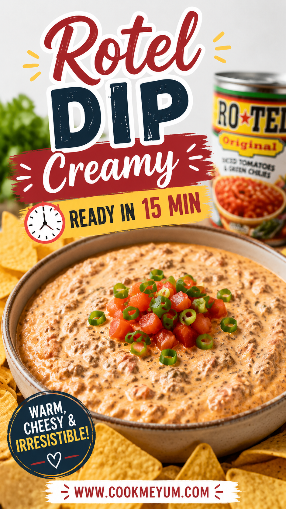 Rotel Dip Creamy - Ready in 15 Min