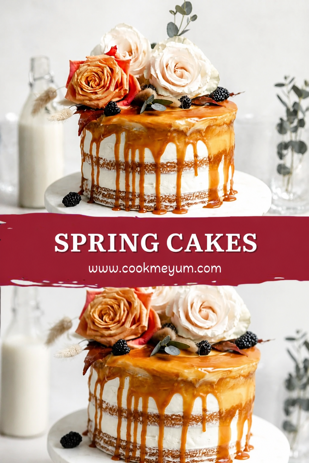 Spring Cakes Flavorful – Vanilla Bean & Rose Petal