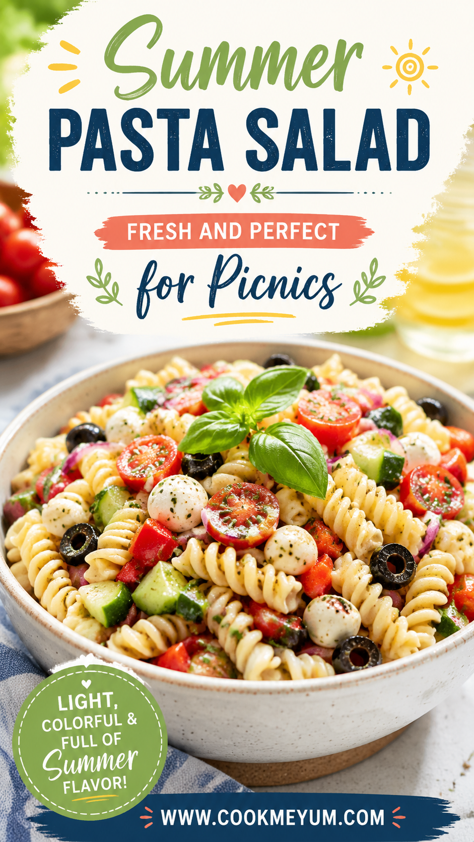 Summer Pasta Salad – Fresh and Perfect for Picnics