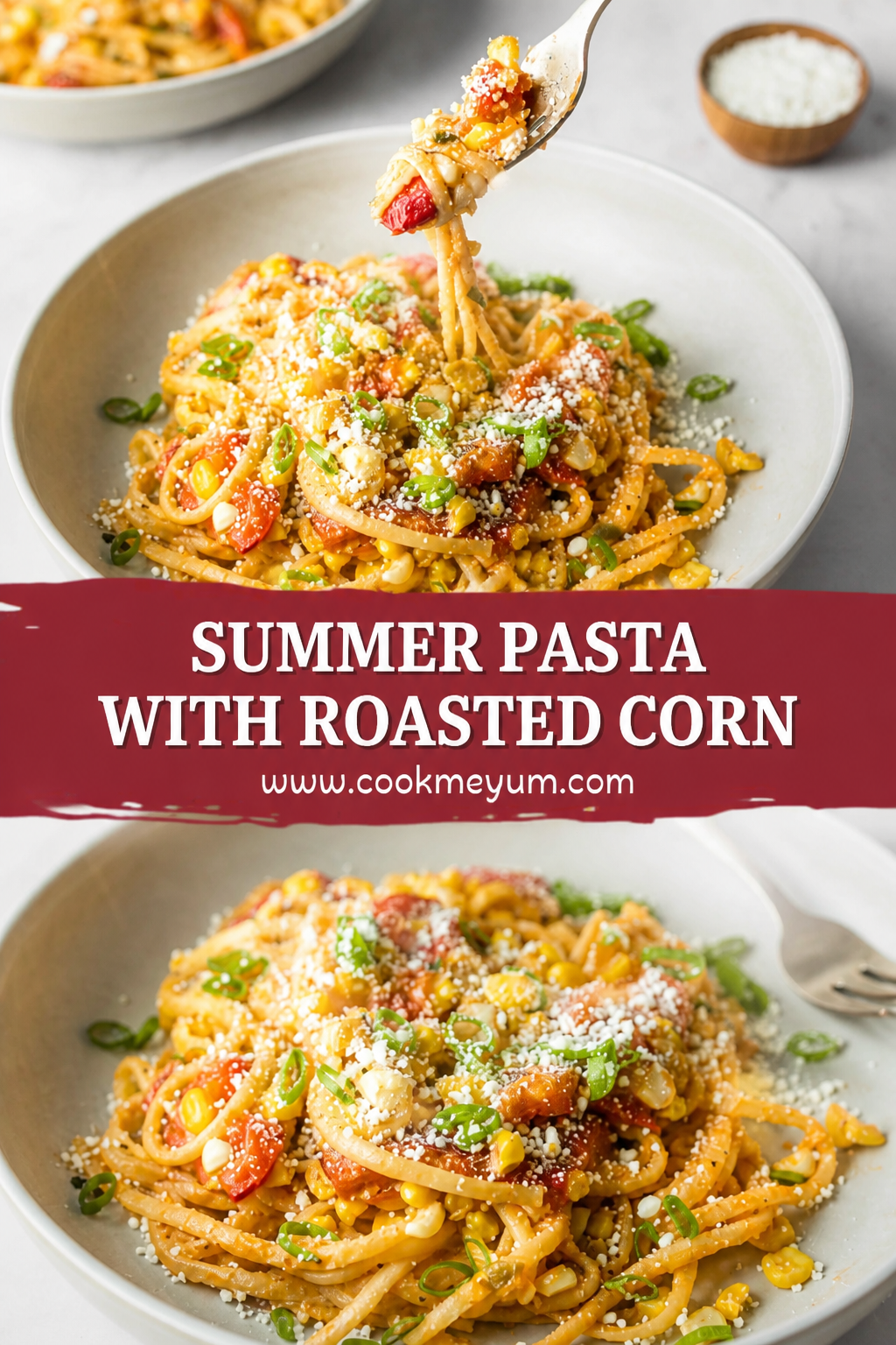 Summer Pasta with Roasted Corn