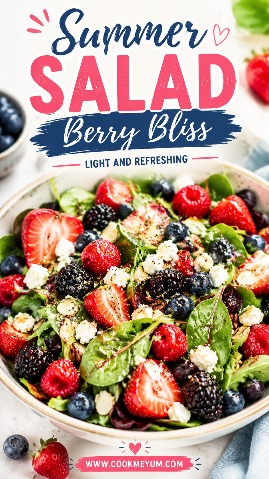 Summer Salad Berry Bliss - Light and Refreshing