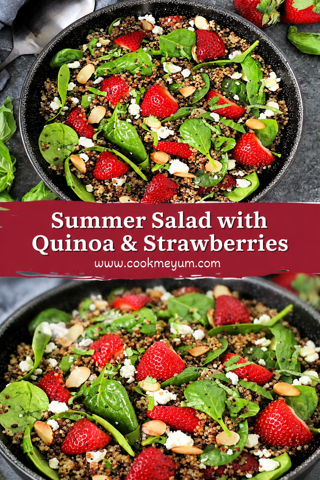 Summer Salad with Quinoa & Strawberries