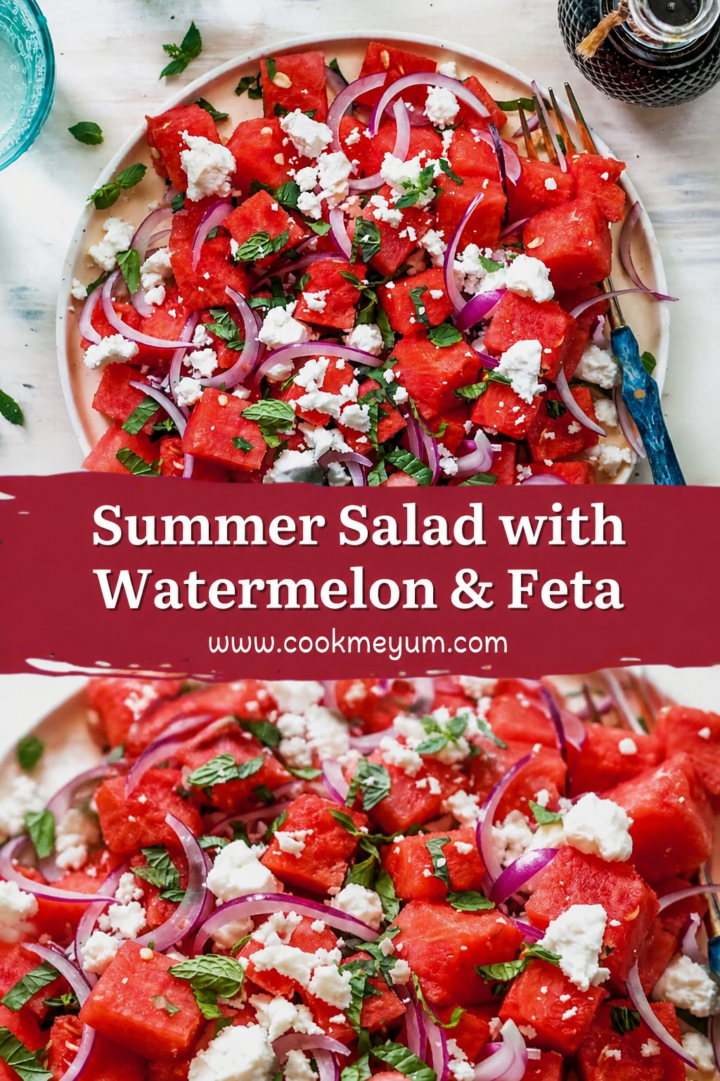 Summer Salad with Watermelon & Feta
