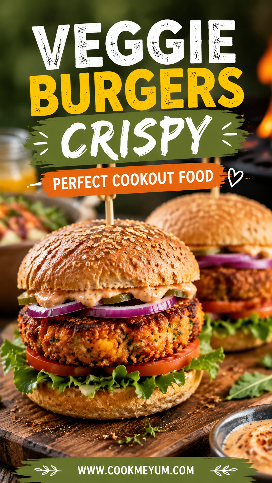 Veggie Burgers Crispy – Perfect Cookout Food