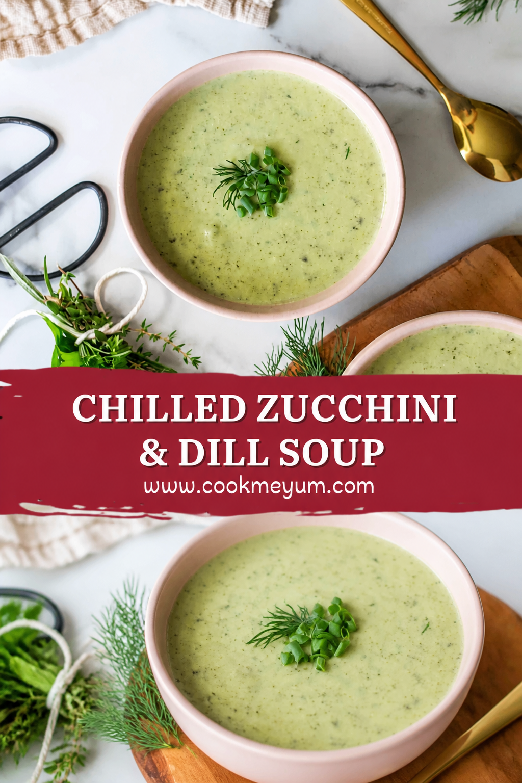 Chilled Zucchini & Dill Soup – Refreshing for Summer