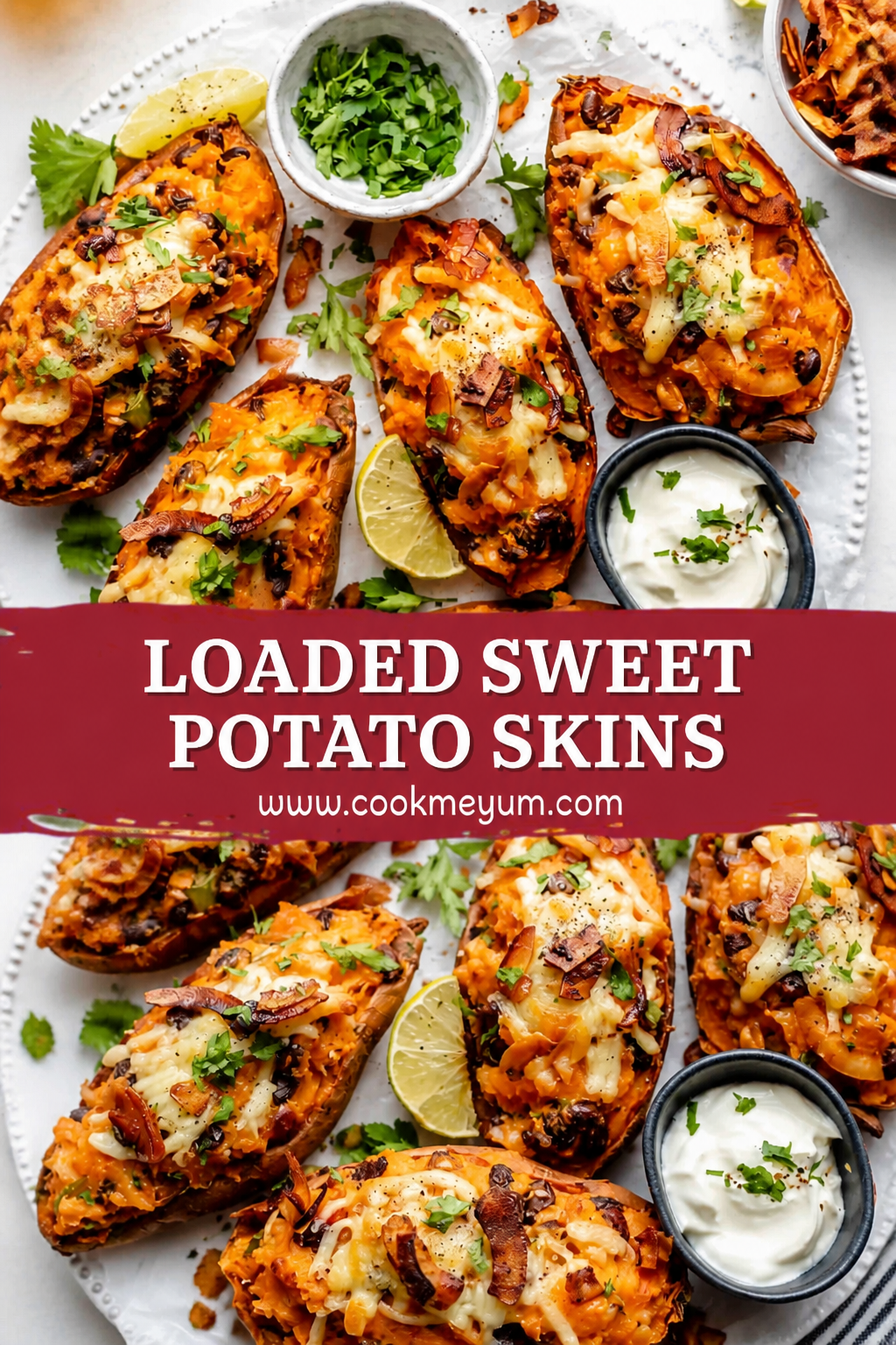 Loaded Sweet Potato Skins – Crispy and Flavorful Cookout Food