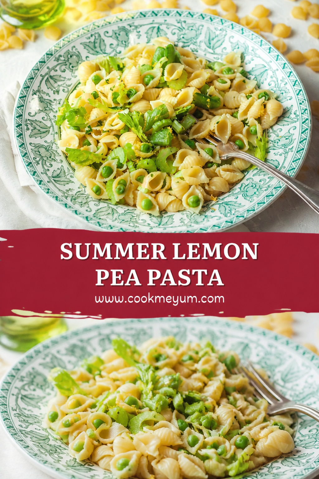 Summer Pasta Light Lemon and Pea – Ready in 20 Min