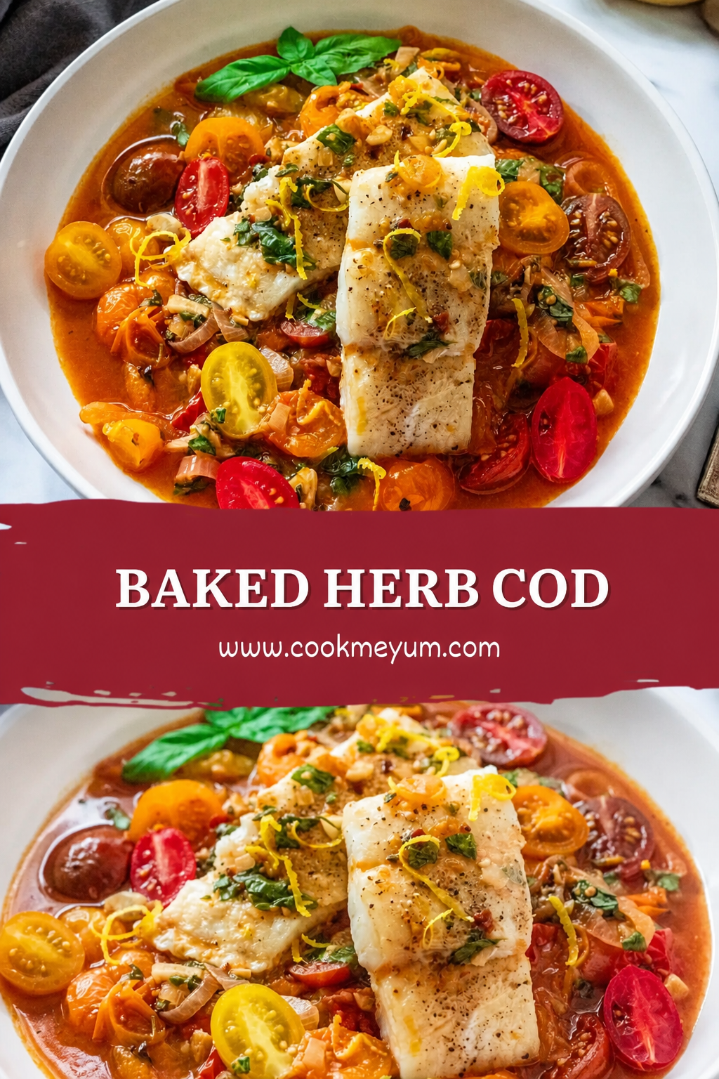 Baked Herb Cod – Light and Healthy for Spring Dinner
