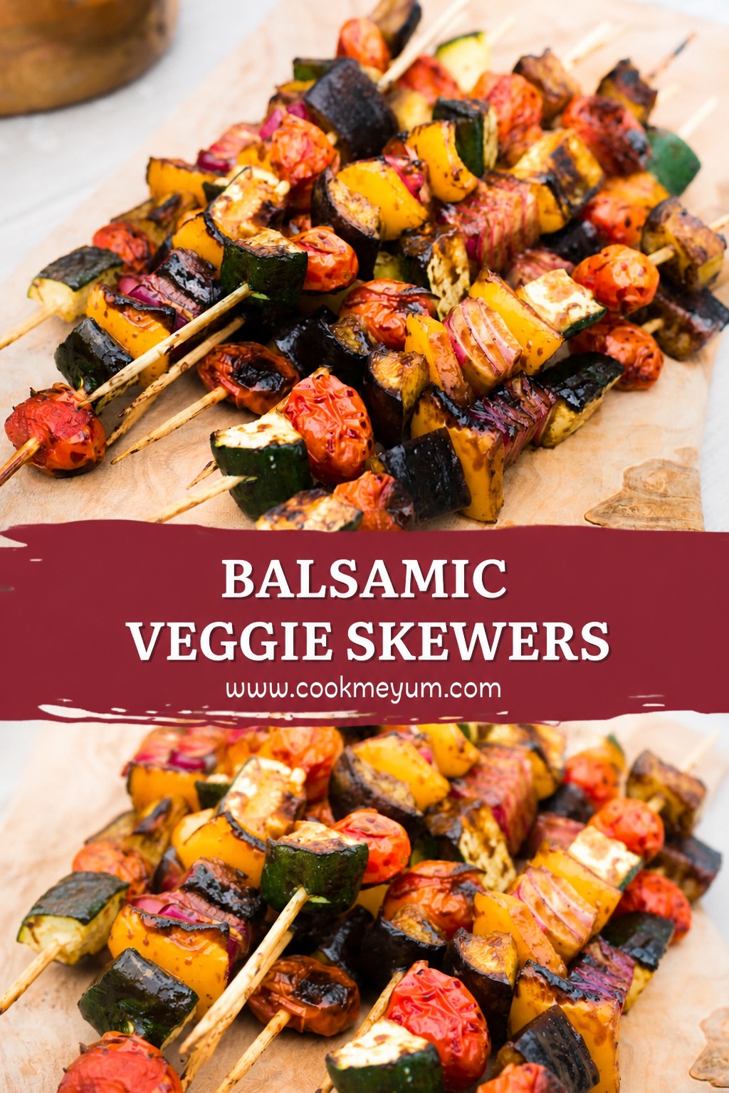Balsamic Veggie Skewers – Healthy and Quick Grilling