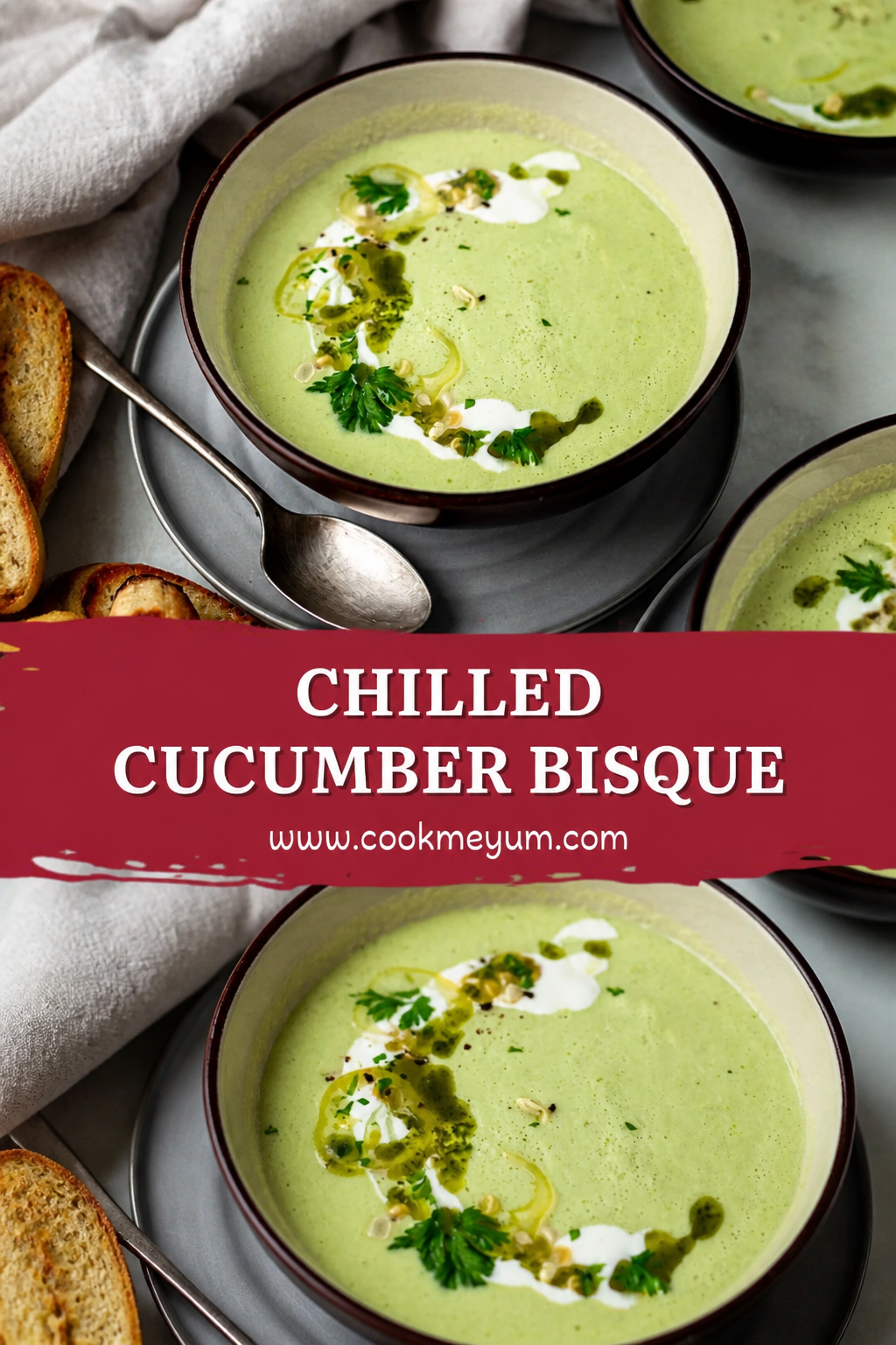 Chilled Cucumber Bisque – Refreshing Spring Soup