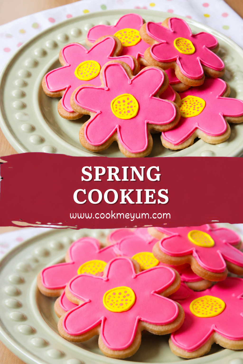 Spring Cookies Flavorful – Vanilla Bean and Rose Water