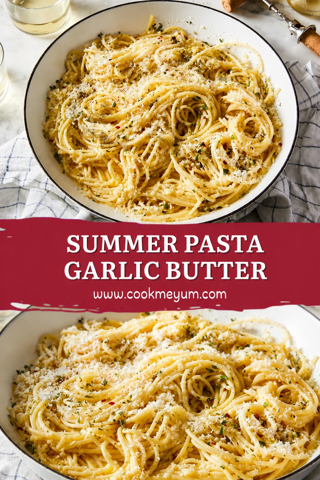 Summer Pasta Garlic Butter