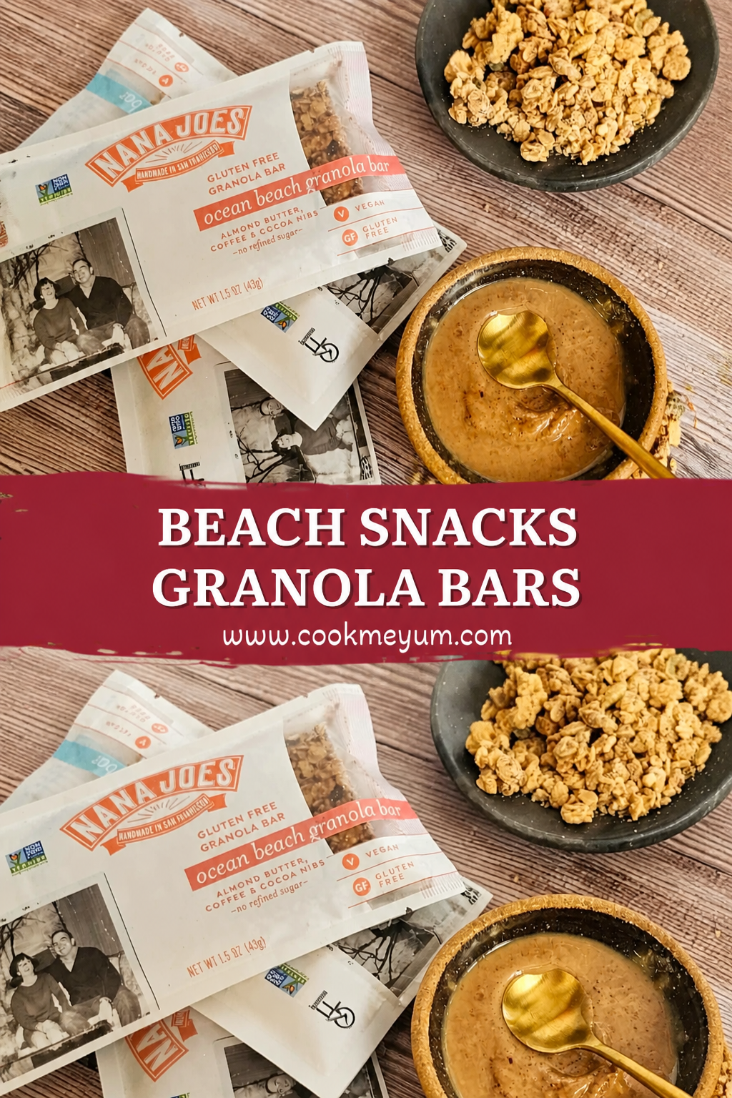 Beach Snacks Homemade Granola Bars