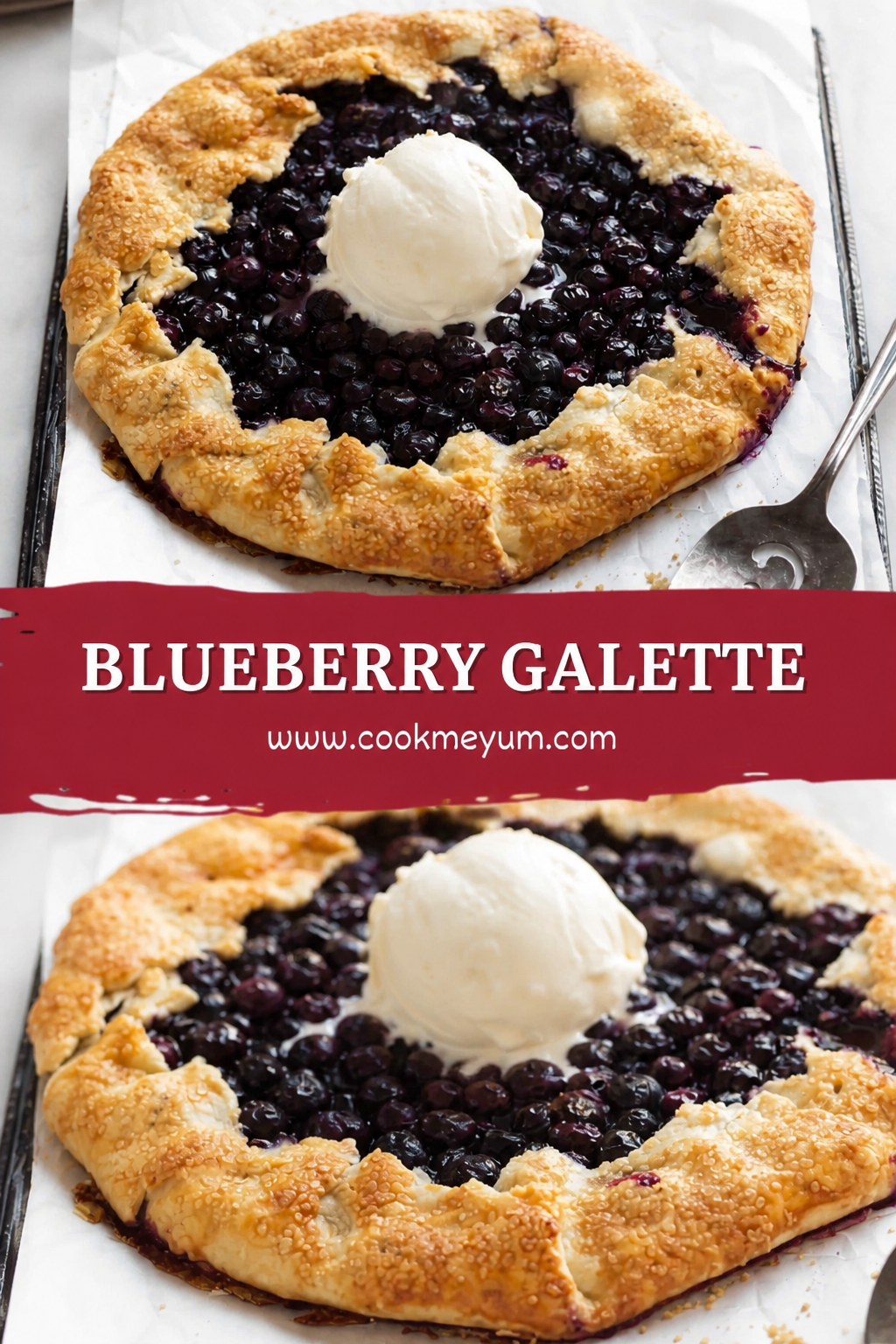 Blueberry Galette with Honey - Summer Dessert Favorite