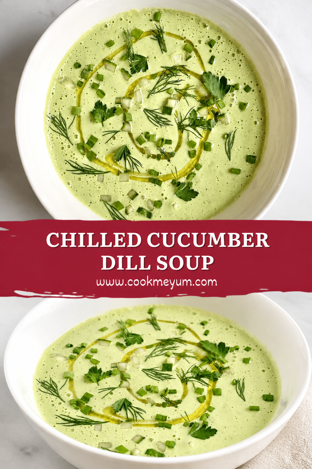 Chilled Cucumber Dill Soup – Refreshing Summer Recipe