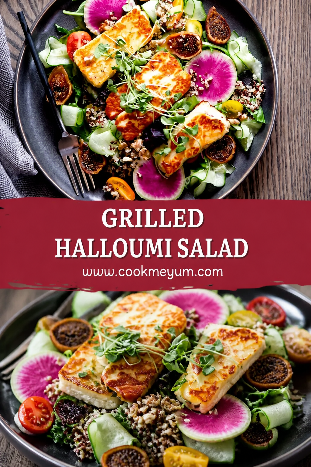 Grilled Halloumi Salad