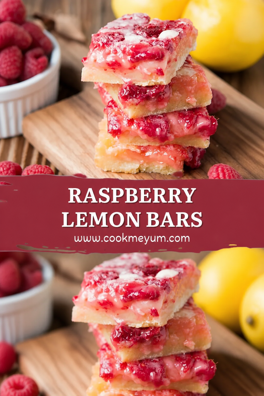 Raspberry Lemon Bars – Refreshing and Easy Summer Desserts