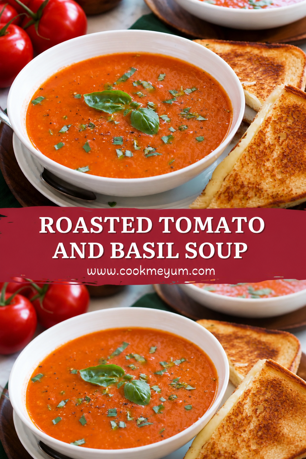 Roasted Tomato and Basil Soup – Fresh and Light for Summer