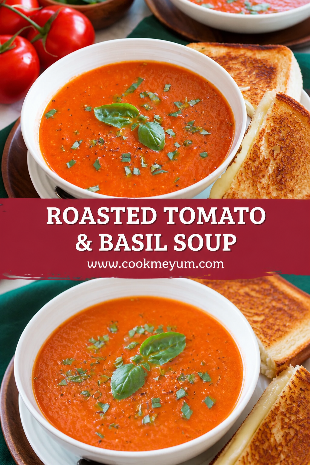 Roasted Tomato & Basil Soup – Fresh and Light for Summer