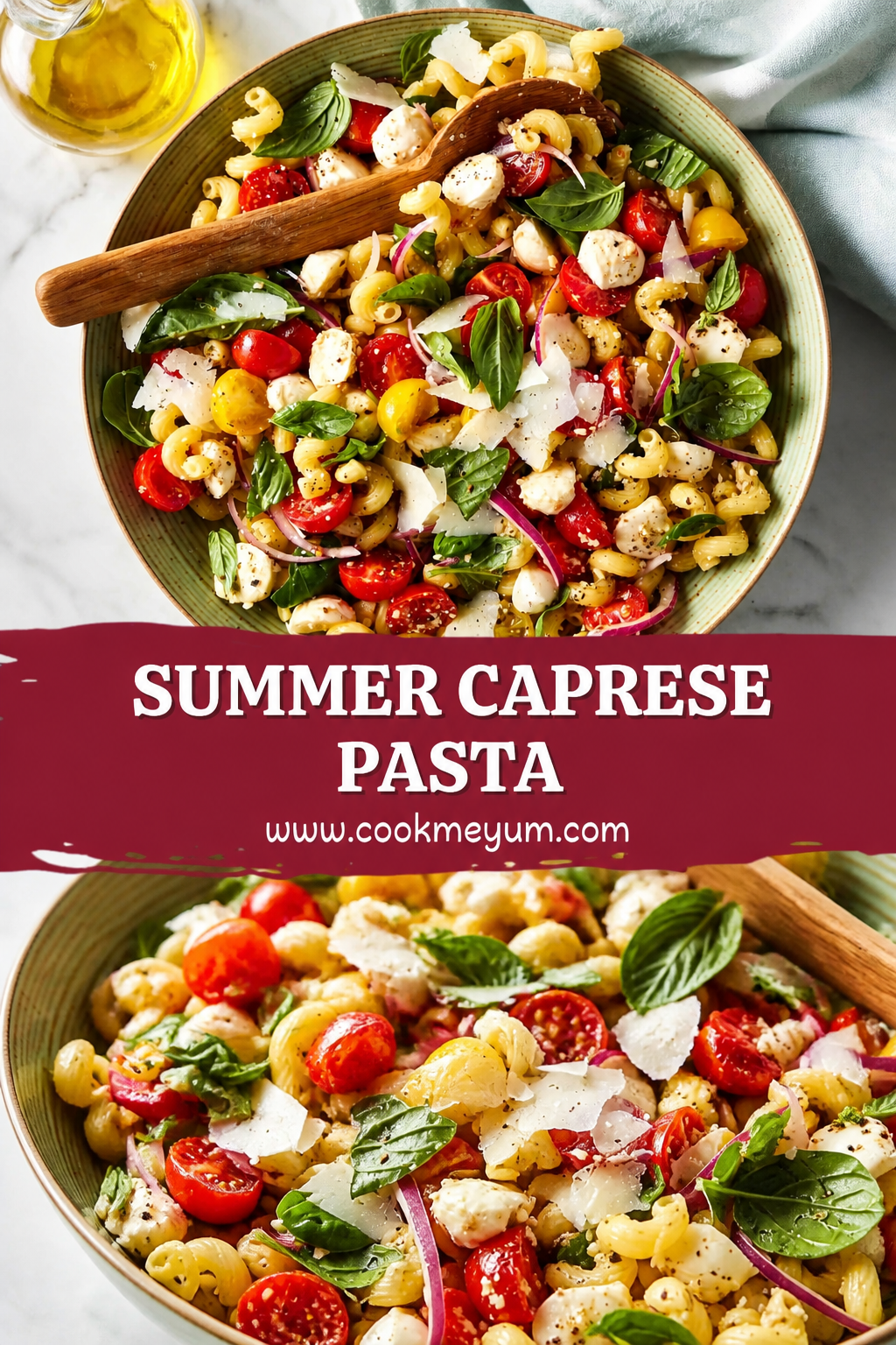 Summer Caprese Pasta – Fresh and Ready in 20 Min