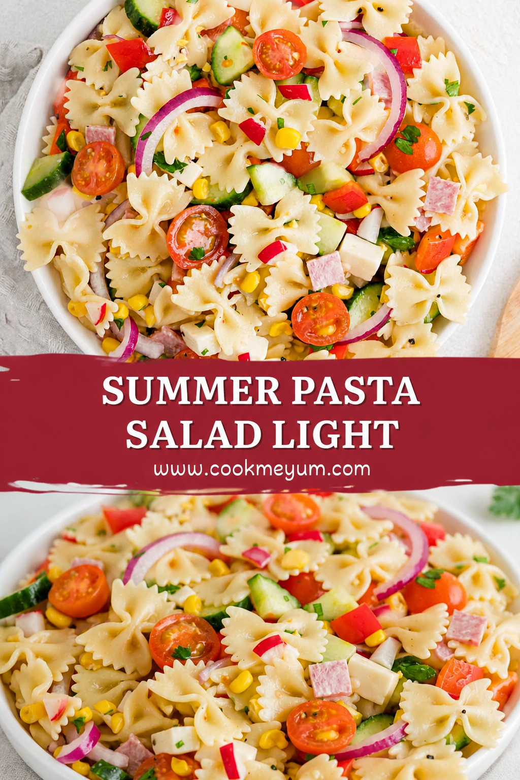 Summer Pasta Salad Light – Perfect for Picnics
