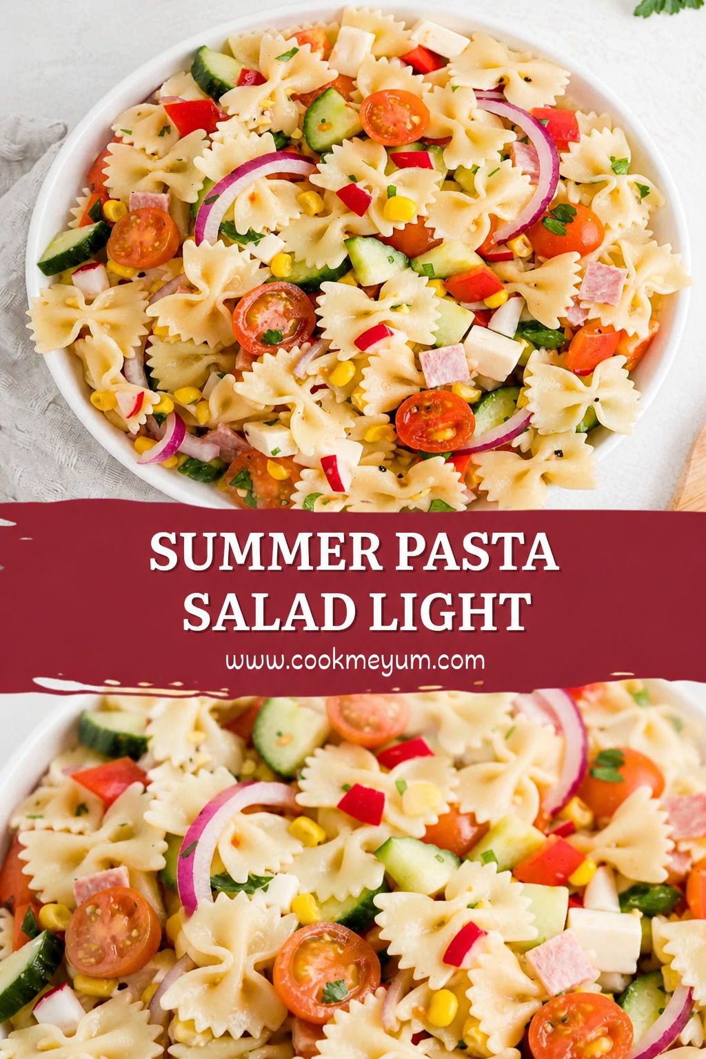 Summer Pasta Salad Light – Perfect for Picnics