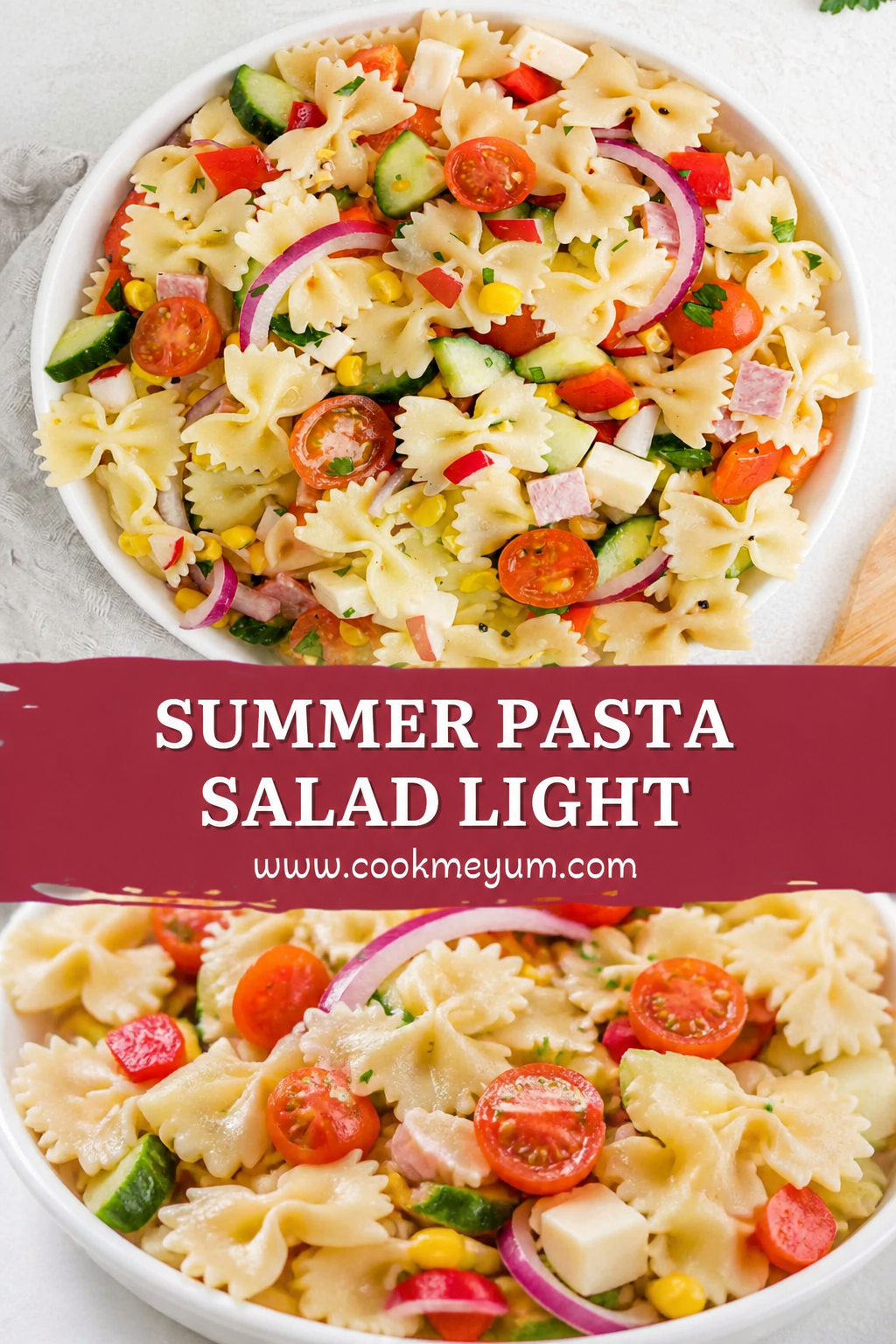 Summer Pasta Salad Light – Perfect for Picnics