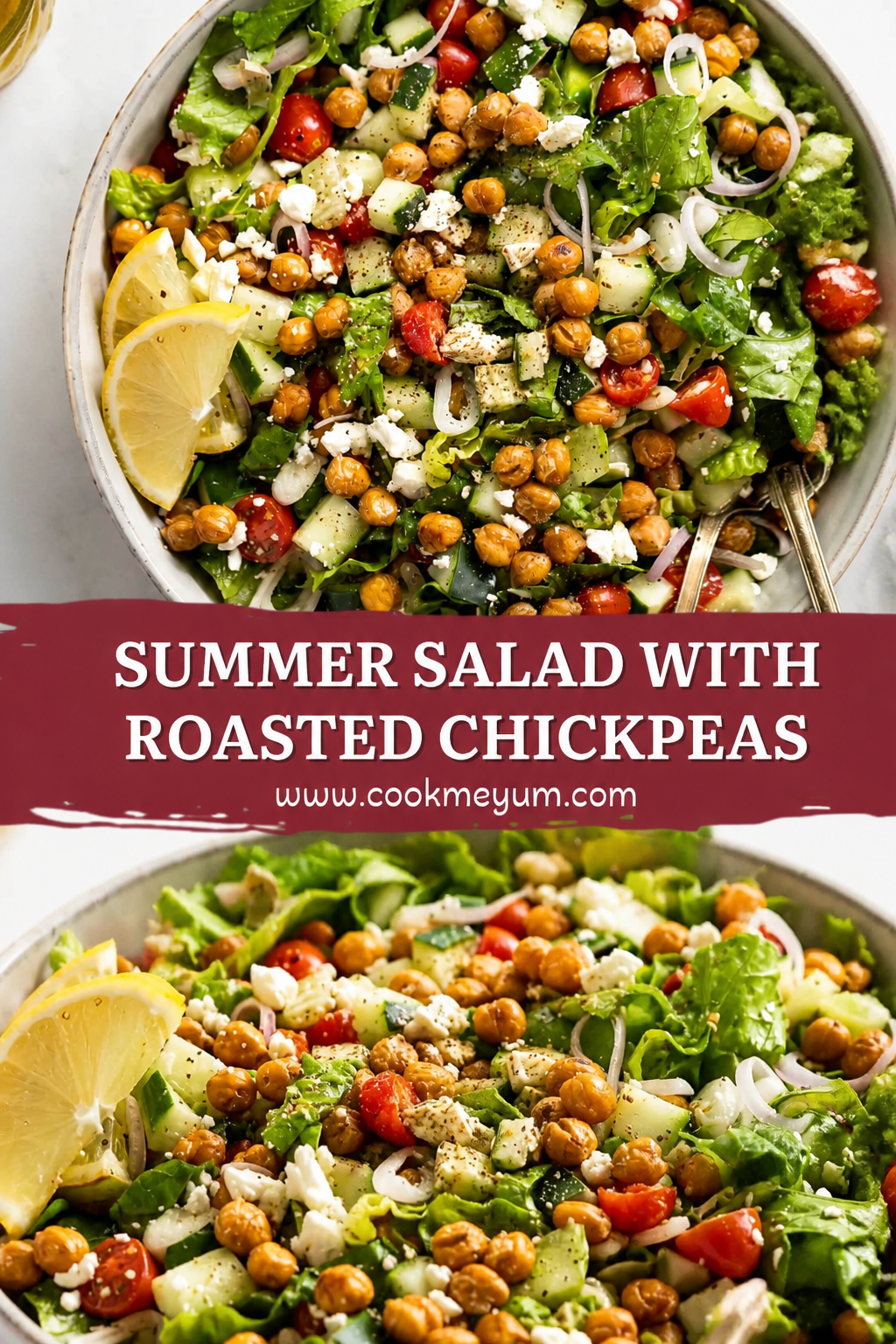 Summer Salad with Roasted Chickpeas