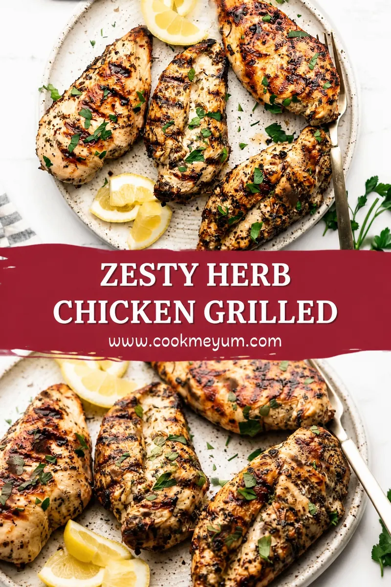 Zesty Herb Chicken Grilled – Healthy and Quick