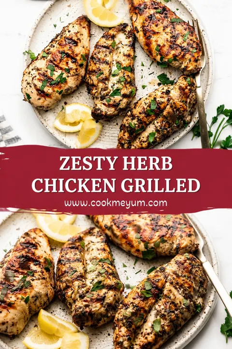 Zesty Herb Chicken Grilled – Healthy and Quick