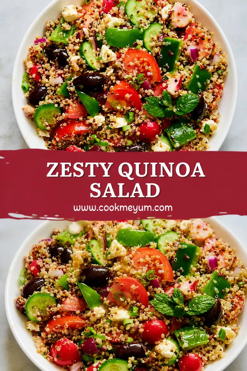 Zesty Quinoa Salad – Perfect for Summer Cookouts